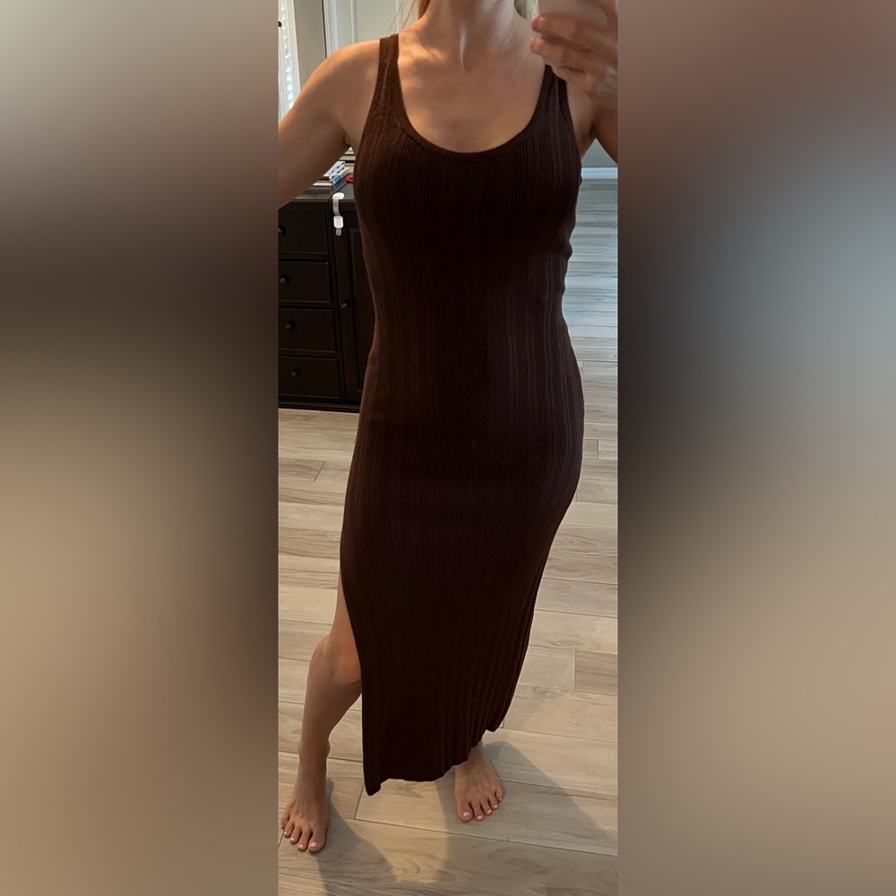 Abercrombie & Fitch Brown Maxi Dress